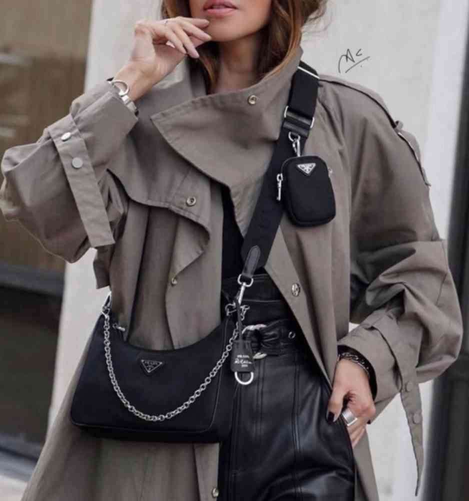 Prada Re/edition Black Sling Bag-thumb-1