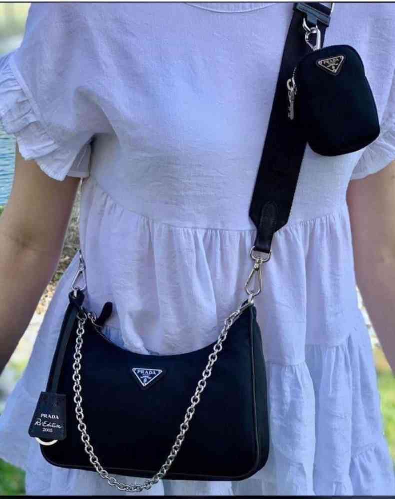 Prada Re/edition Black Sling Bag-thumb-2