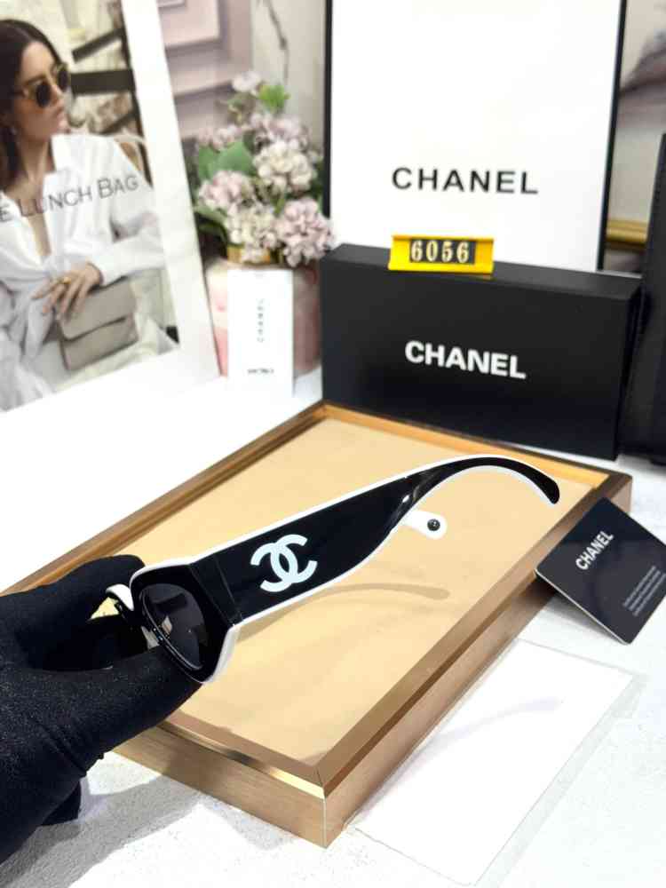 Chanel White Premium Women's Sunglasses-2