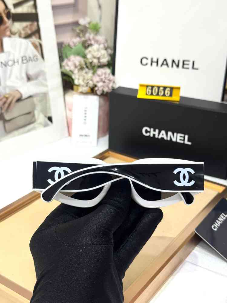 Chanel White Premium Women's Sunglasses-4