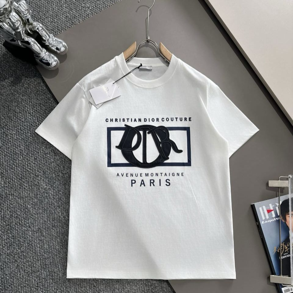 Dior Charm Signature Relaxed-Fit T-Shirt-thumb-0