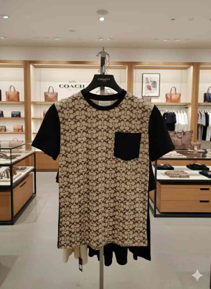 Coach Brown Premium Quality T-shirt-thumb-3