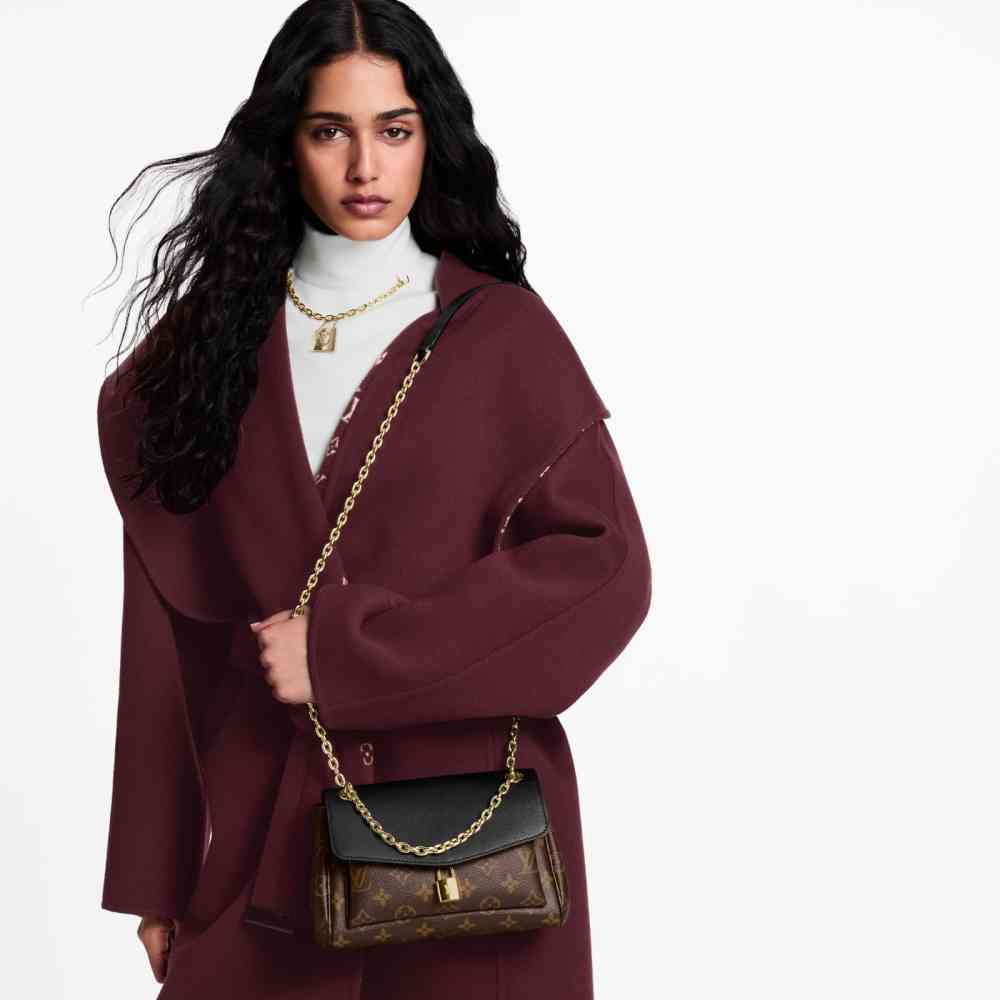 Louis Vuitton Pochette Mia Brown Sling Bag-thumb-2