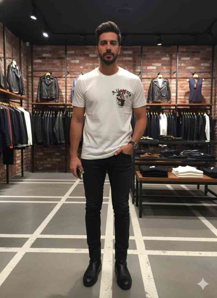 All Saints White Premium Quality T-shirt-1