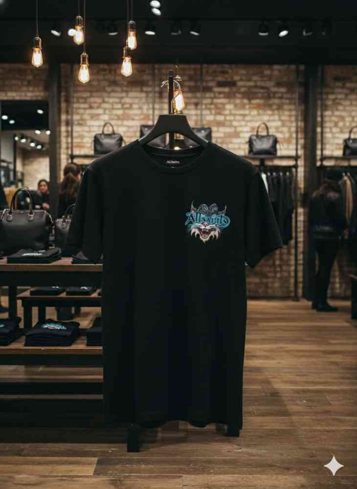 All Saints Black Premium Quality T-shirt-3