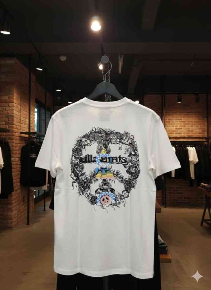 All Saints White Premium Quality T-shirt-3