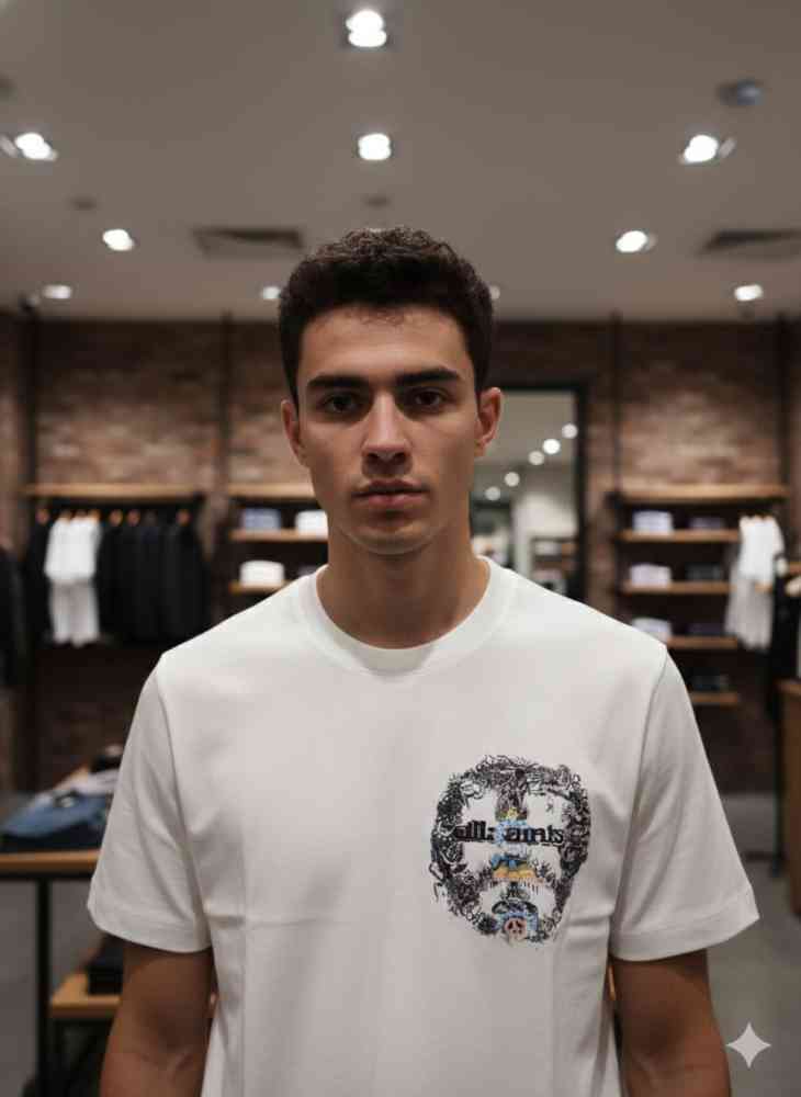All Saints White Premium Quality T-shirt-1