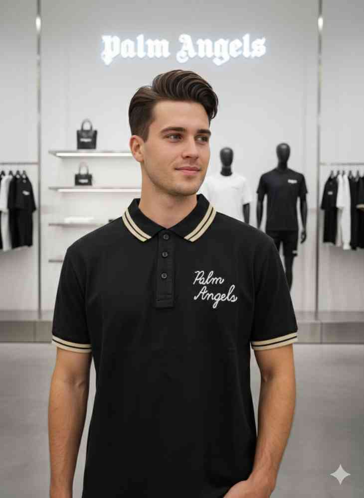 Palm Angel Black Premium Quality T-shirt-1