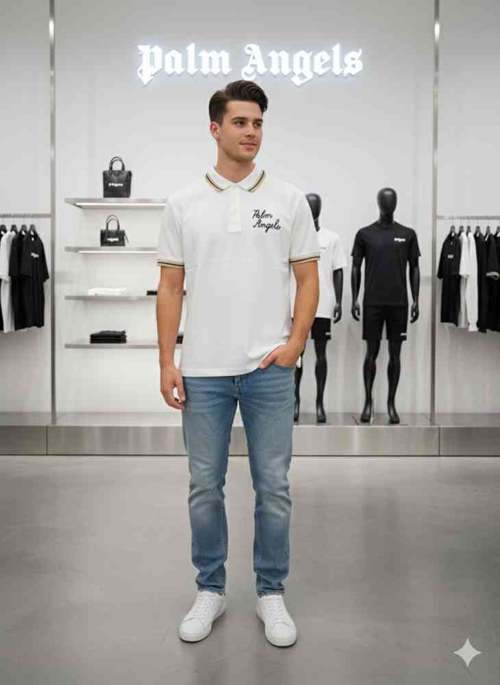 Palm Angel White Premium Quality T-shirt-1
