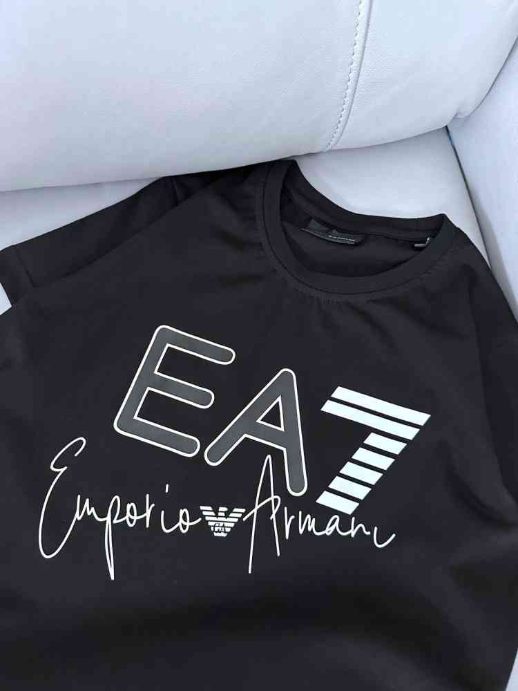Emporio Armani Black Premium Quality Women T-shirt-2