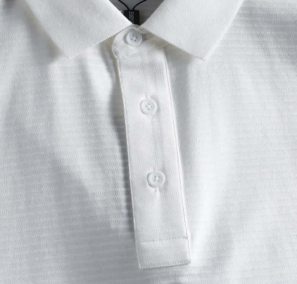 Emporio Armani White Cotton T-Shirt-2