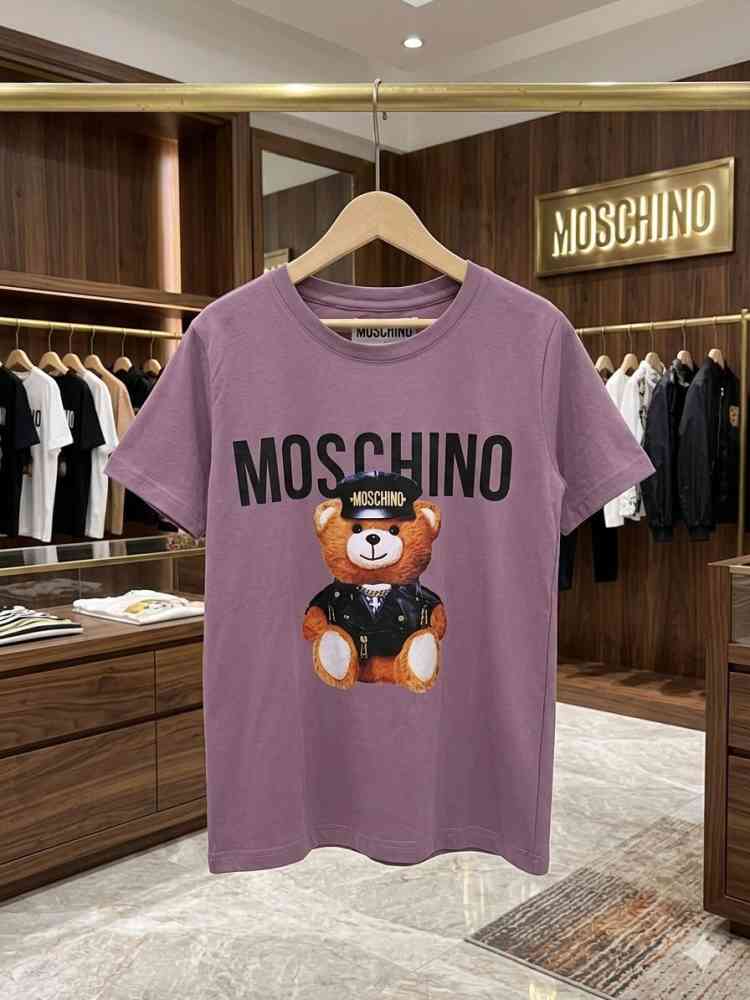 Moschino Purple Premium Quality Kids T-shirt-thumb-2