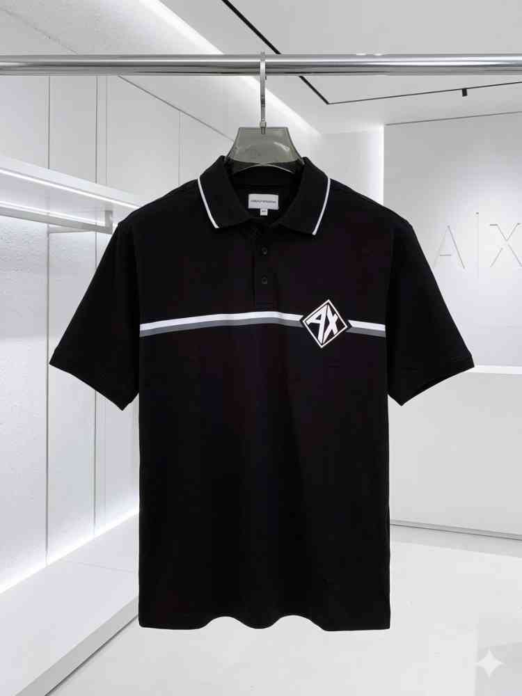 Armani Exchange Black Premium Quality T-Shirt-1