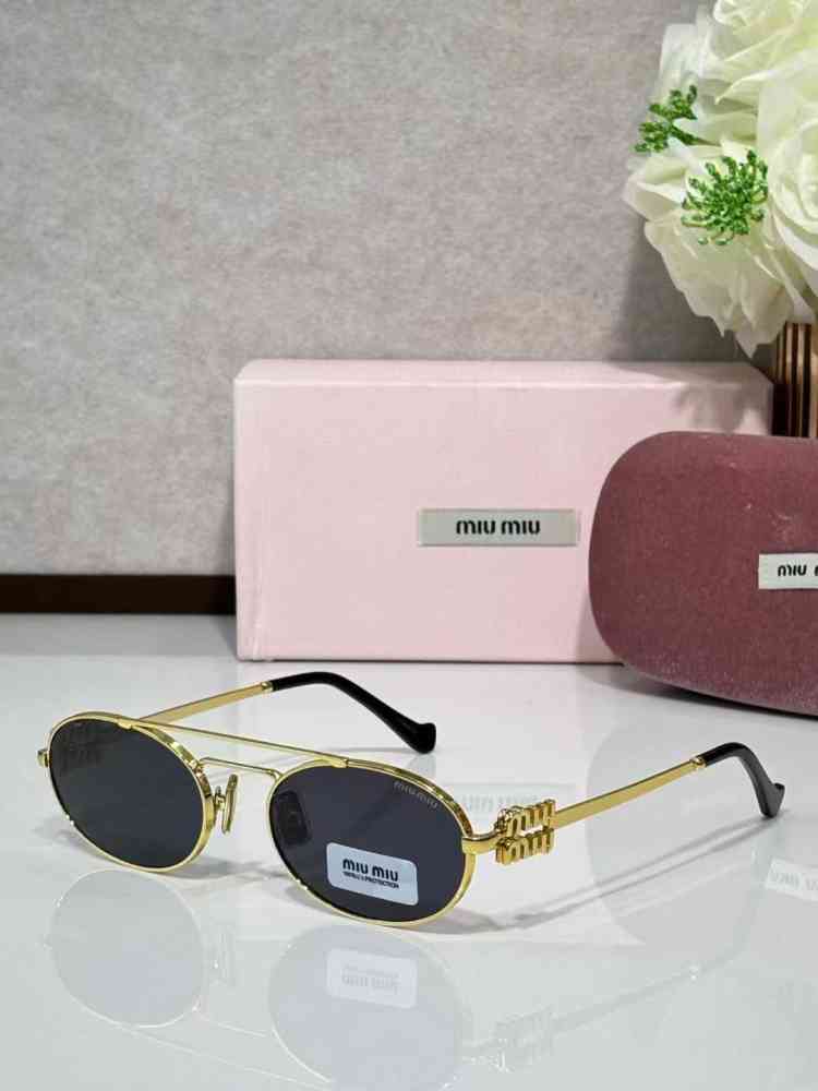 Black Miu Miu Pink Premium Women's Sunglasses