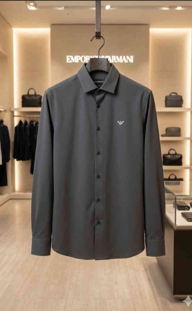 Emporio Armani Grey Premium Quality Shirt-1