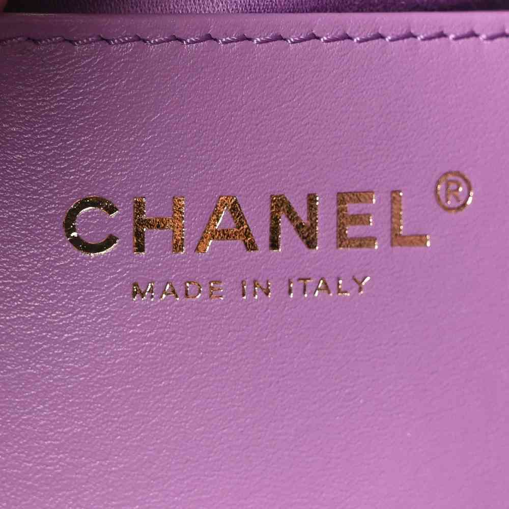 Chanel Maxi Purple Iconic Shoulder Bag-6