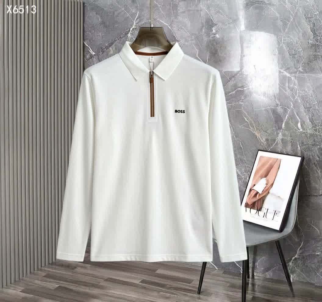 White Hugo Boss Black Premium Quality Tees
