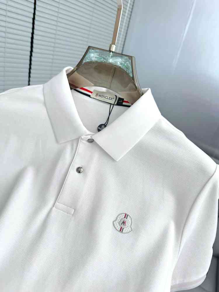 Moncler White Premium Quality T-shirt-2