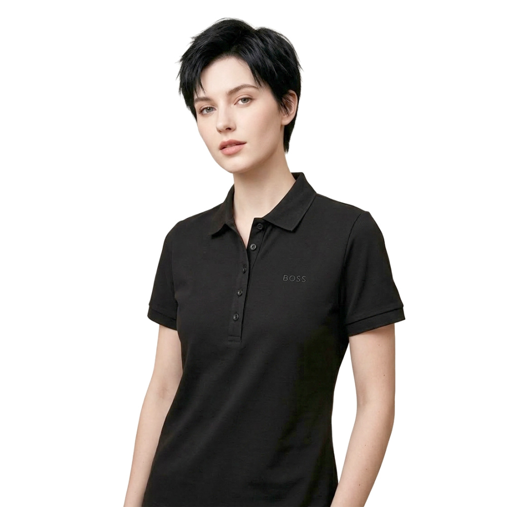 Black BOSS Brown Premium Quality Women T-shirt