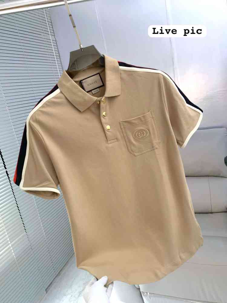 Gucci Brown Premium Quality Polo T-shirt-thumb-1