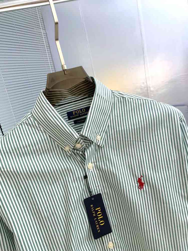Ralph Lauren Green Premium Quality Cotton Shirt-thumb-2