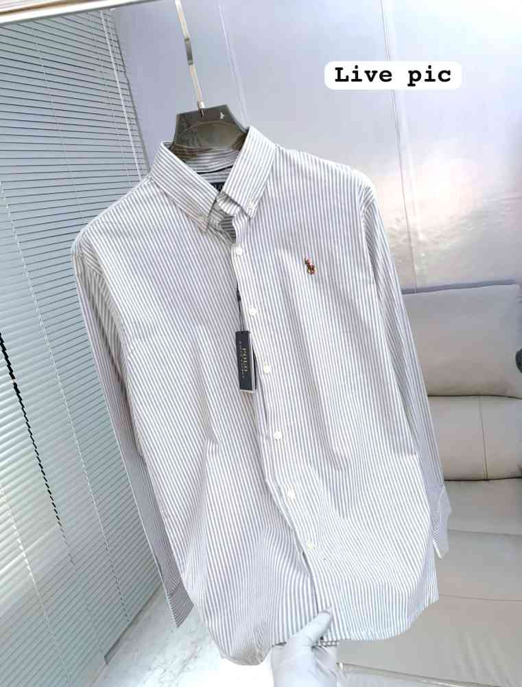 Ralph Lauren White Premium Quality Cotton Shirt-thumb-1