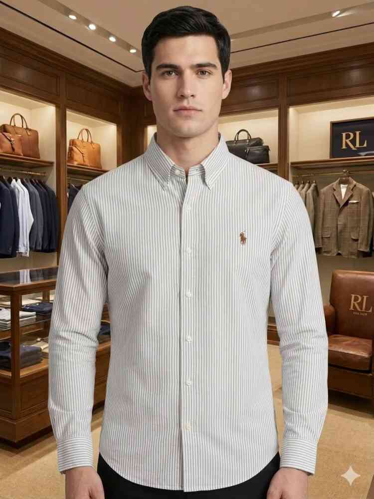 Ralph Lauren White Premium Quality Cotton Shirt-thumb-0