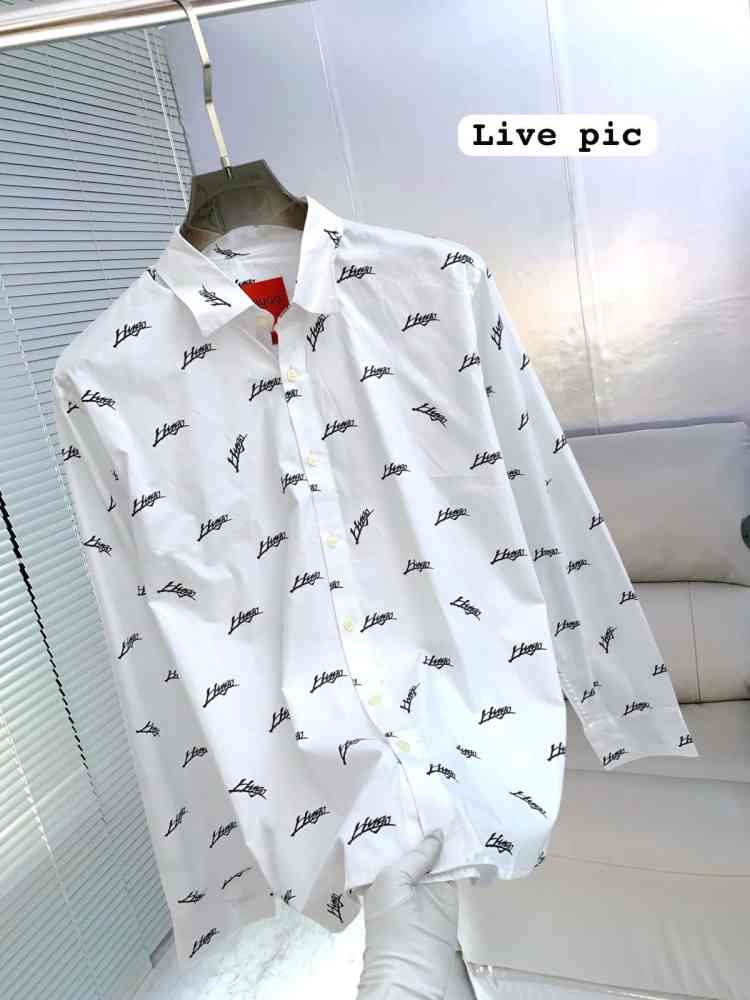 Hugo Boss White Premium Quality Shirt-thumb-1