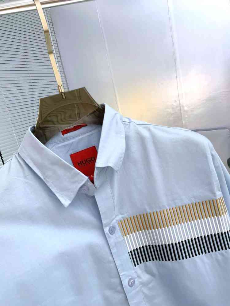 Hugo Boss Blue Premium Quality Shirt-thumb-2