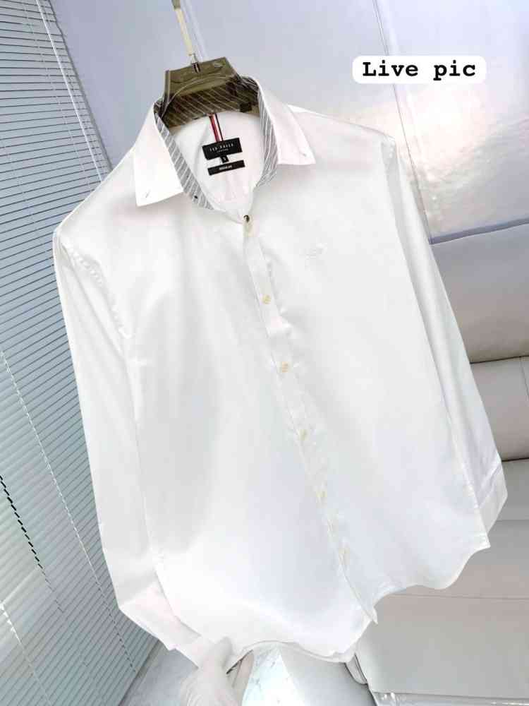 Ted Bekar White Premium Quality Shirt-thumb-2