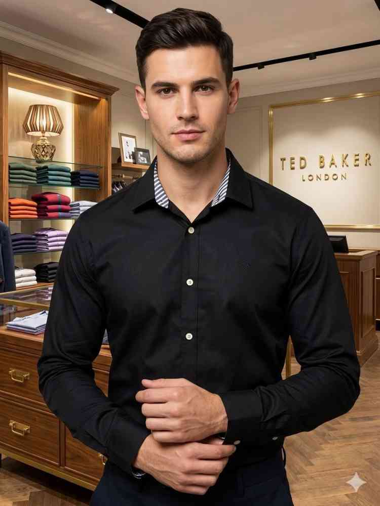 Ted Bekar Black Premium Quality Shirt-thumb-0