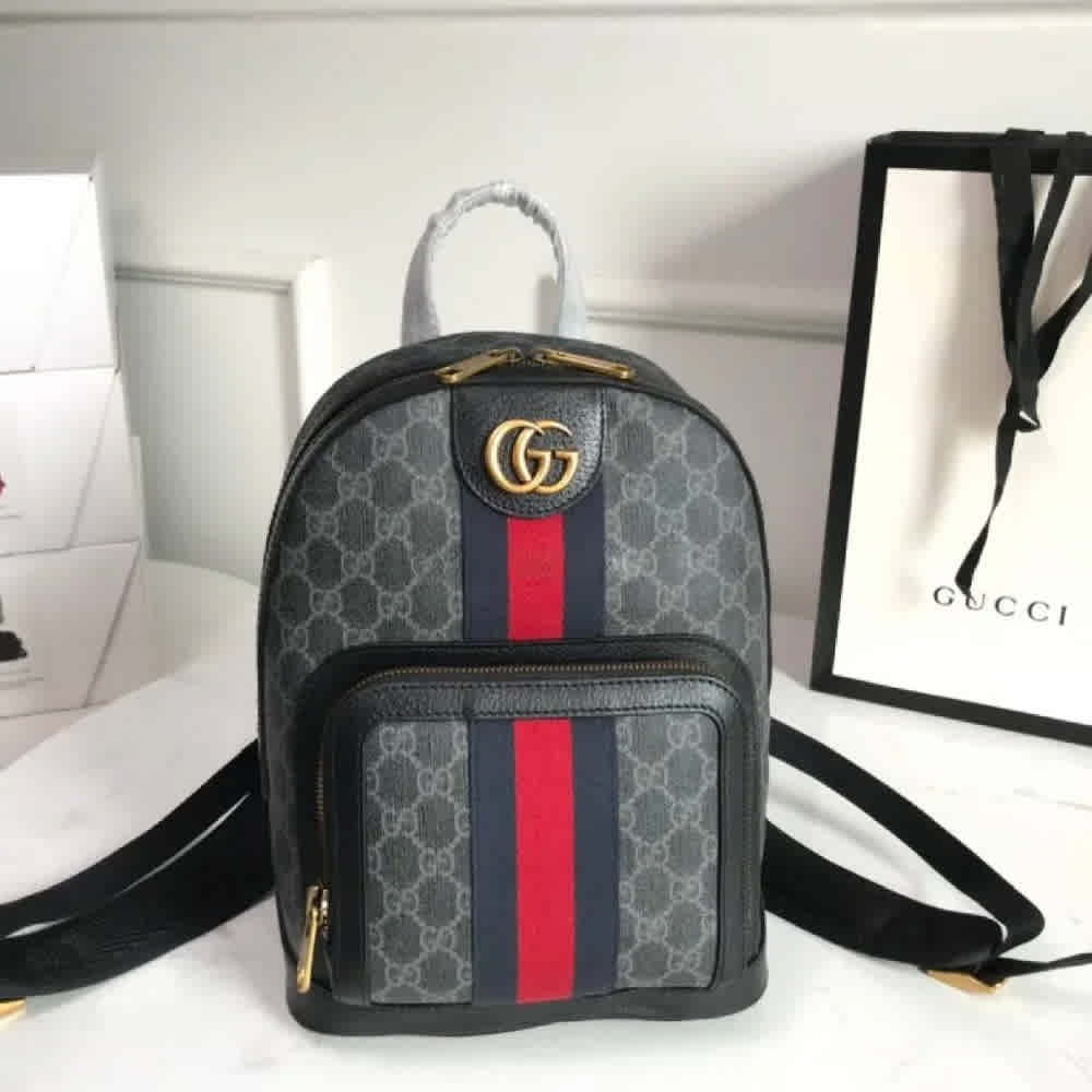 Gucci GG Ophidia Black Backpack-thumb-1