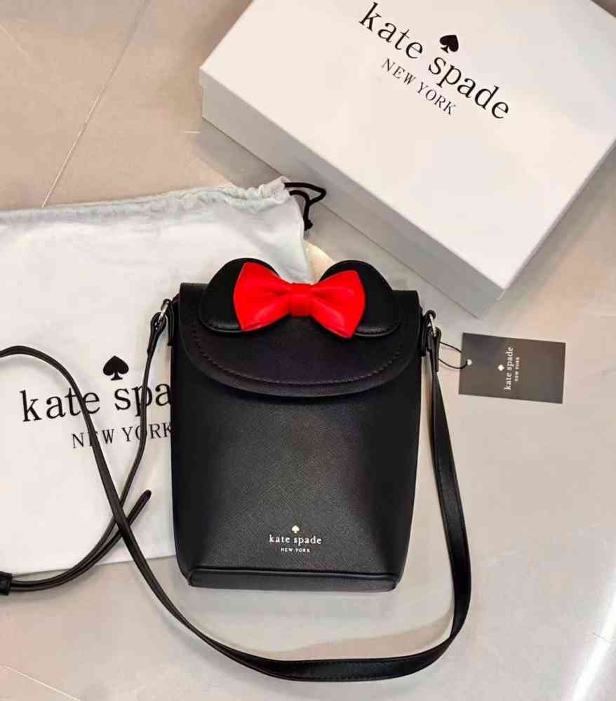 Kate Spade Minnie Mouse Black Sling Bag-thumb-0
