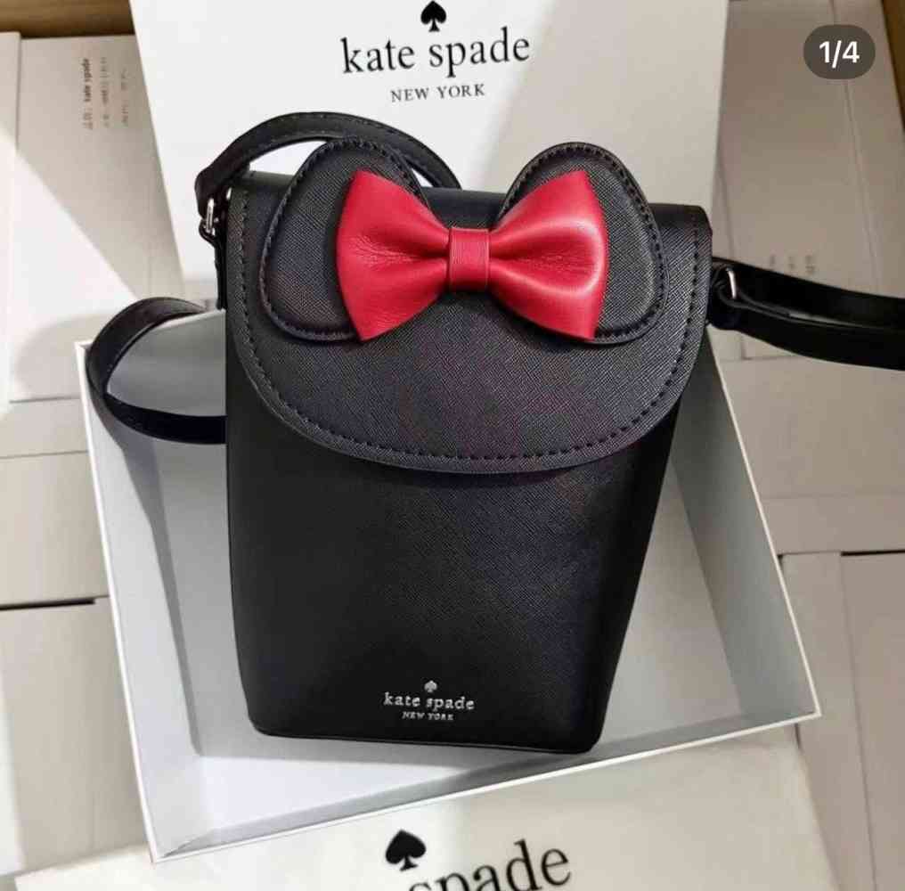 Kate Spade Minnie Mouse Black Sling Bag-thumb-1