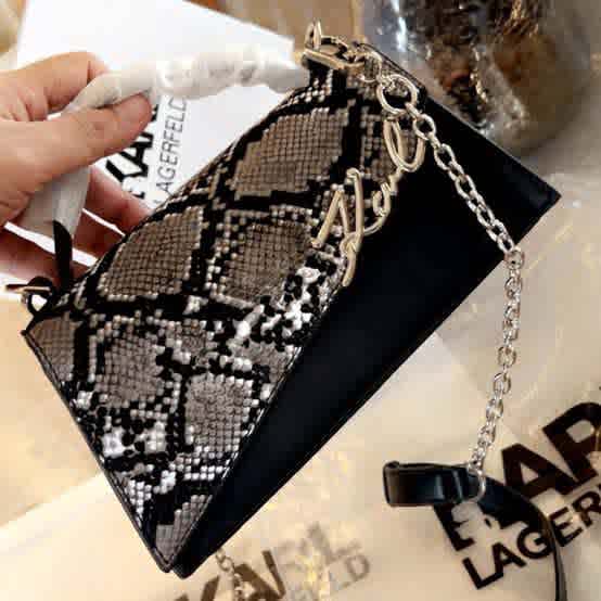 Karl Lagerfeld K Signature Black Crossbody Bag-thumb-0