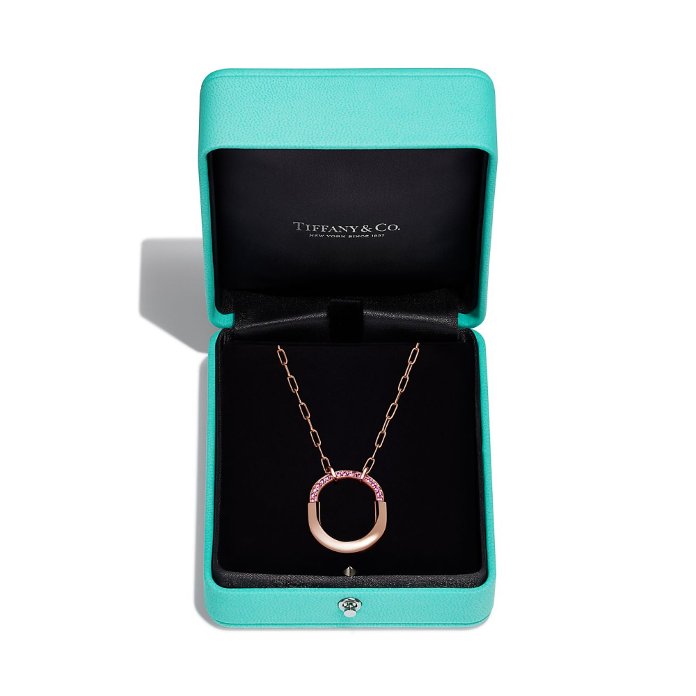 Tiffany Lock Medium Pendant Necklace-thumb-3