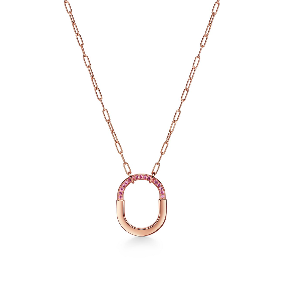 Tiffany Lock Medium Pendant Necklace-thumb-0