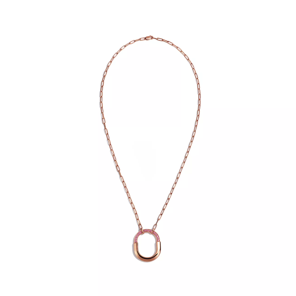 Tiffany Lock Medium Pendant Necklace-thumb-1