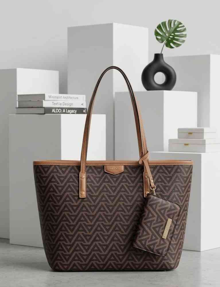 Brown Aldo Ashover Black Premium Tote Bag