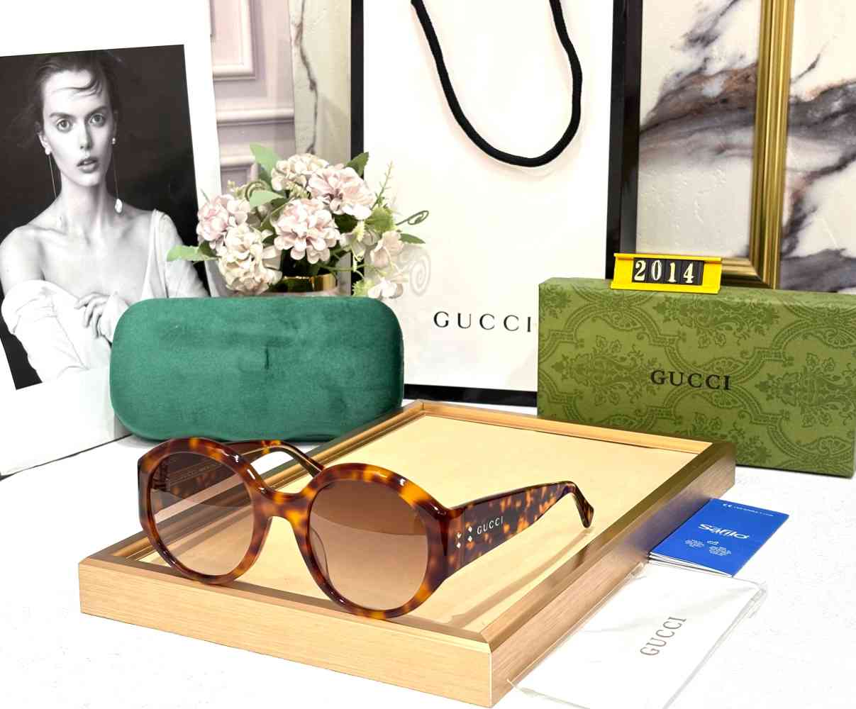 Brown Gucci Wine GG Women's Sunglasses