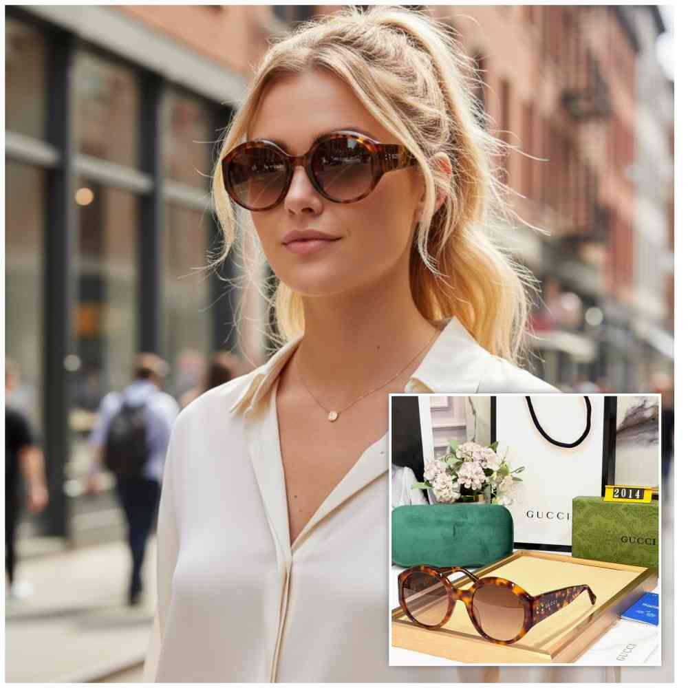 Gucci Brown GG Women's Sunglasses-2
