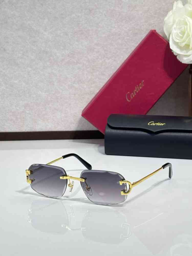 Cartier Colour Changing Lens Grey Premium Sunglasses-thumb-0