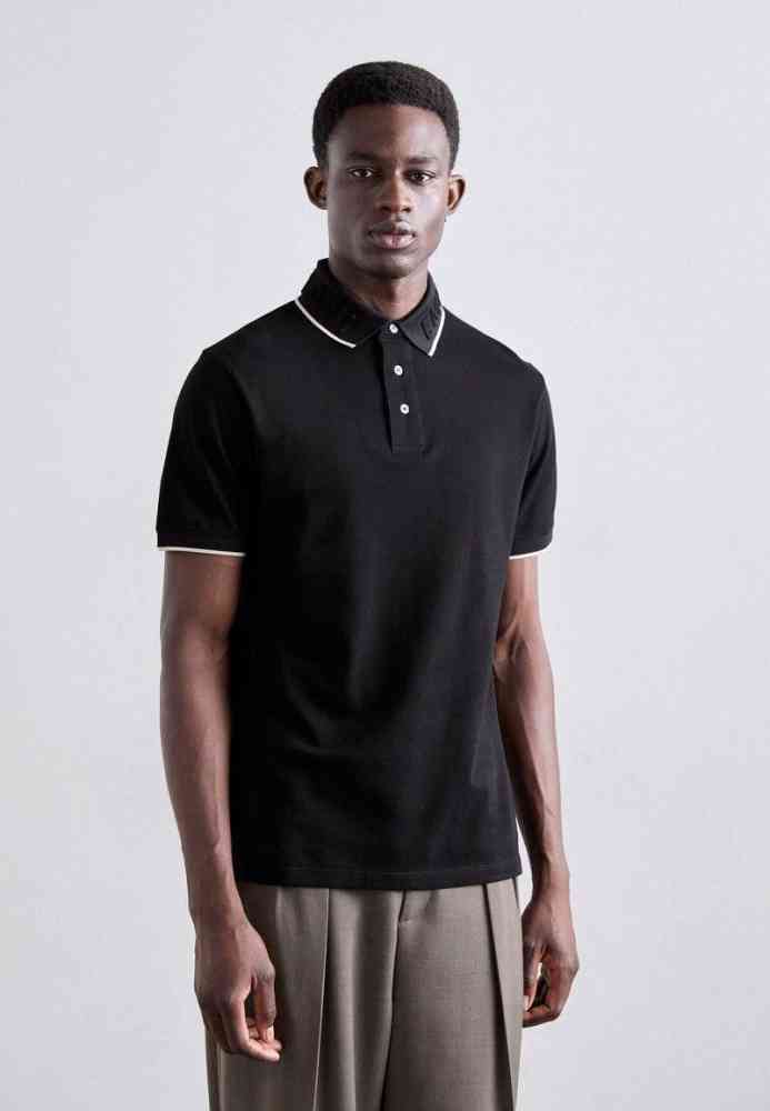 Black Emporio Armani White Premium Quality Polo T-shirt