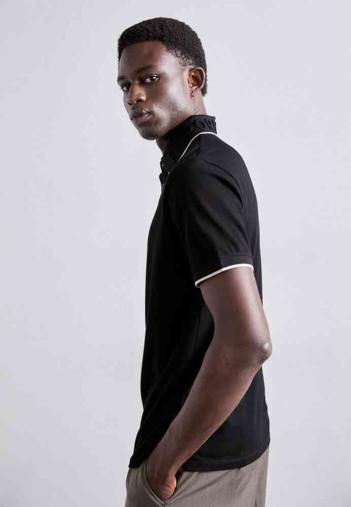 Emporio Armani Black Premium Quality Polo T-shirt-thumb-1