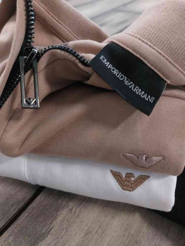 Emporio Armani Brown Premium Quality Polo T-shirt-thumb-1