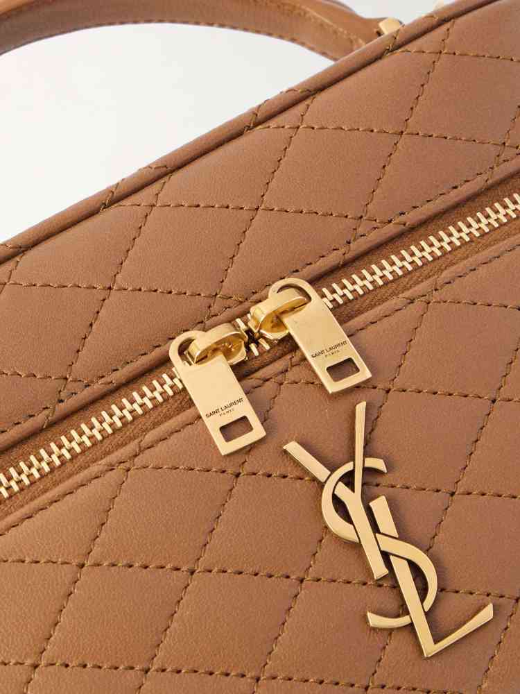 YSL Gaby Vanity Small Brown HandBag-4