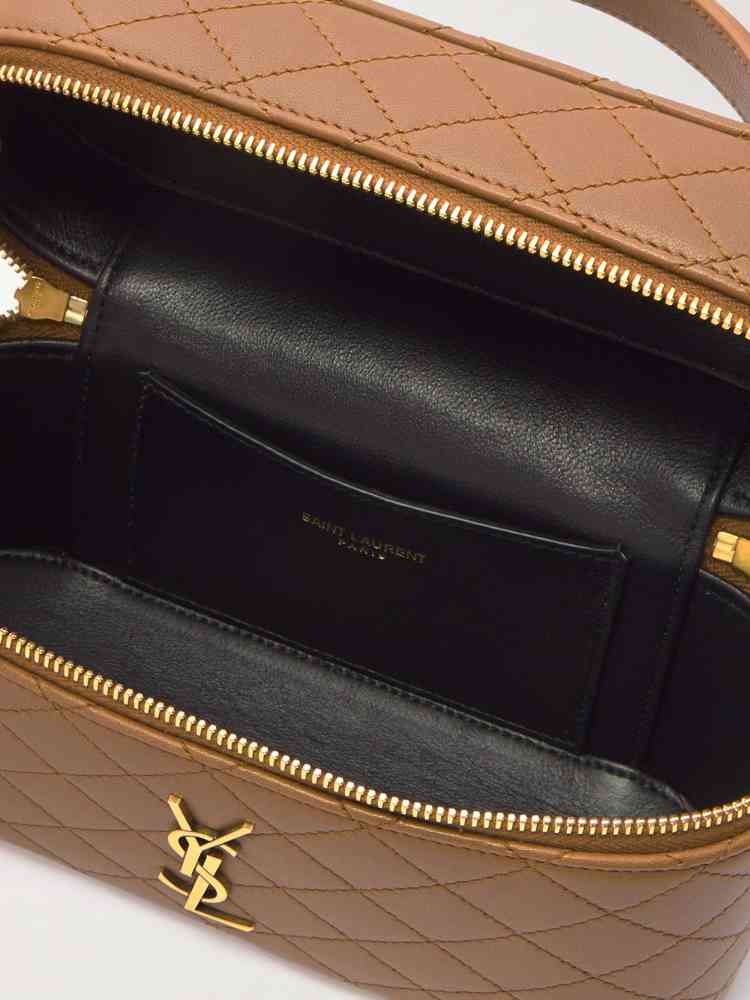 YSL Gaby Vanity Small Brown HandBag-3