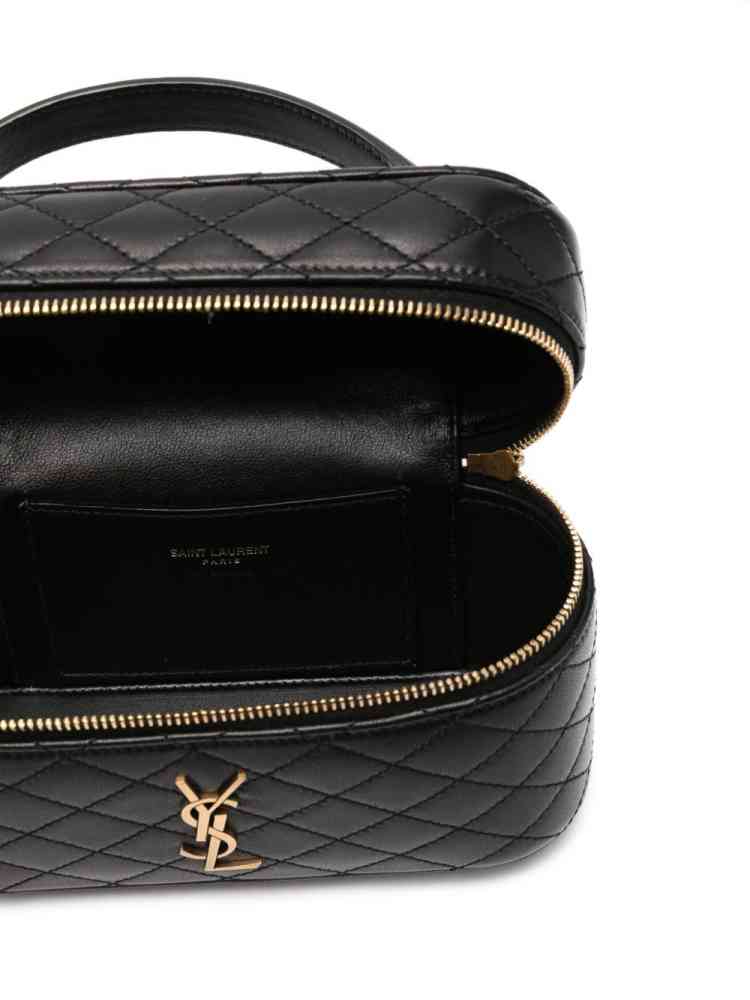 YSL Gaby Vanity Small Black HandBag-thumb-4