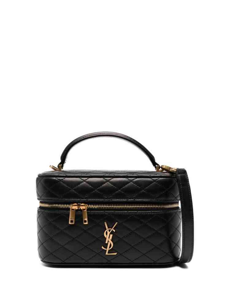 YSL Gaby Vanity Small Black HandBag-thumb-0