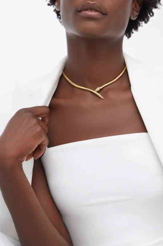 Bvlgari Serpenti Viper Gold Necklace-2